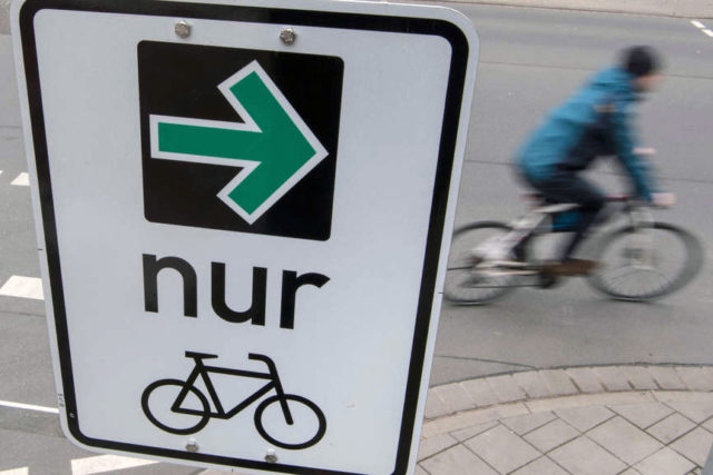 Verkehrspolitik: Grüner Pfeil für Fahrradfahrer