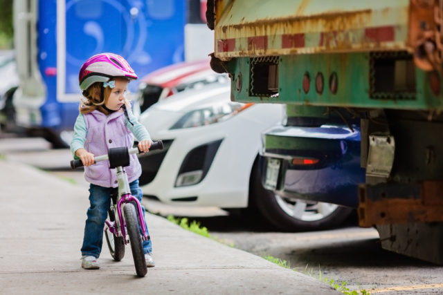 Radfahren mit Kind