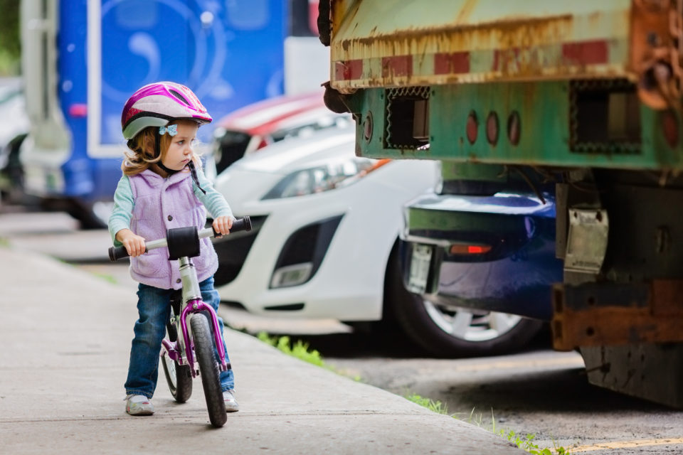 Radfahren mit Kind