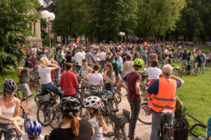 Startpunkt der Bonner Critical Mass