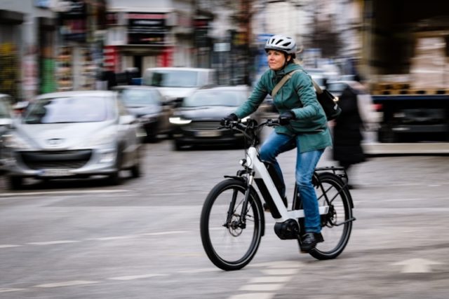 Radtour durch die Stadt mit dem Pedelec