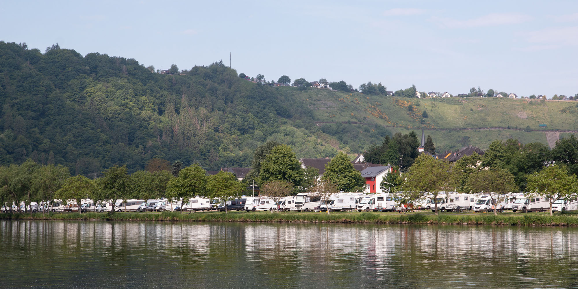 Wohnmobile-Stellplatz an der Mosel