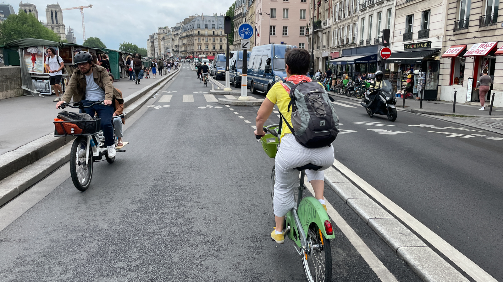 Radweg an der Seine